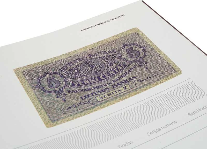 Lietuvos banknotų katalogas (1 Dalis)