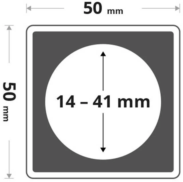 Monetų kapsulės "Quadrum Intercept" (31 mm)