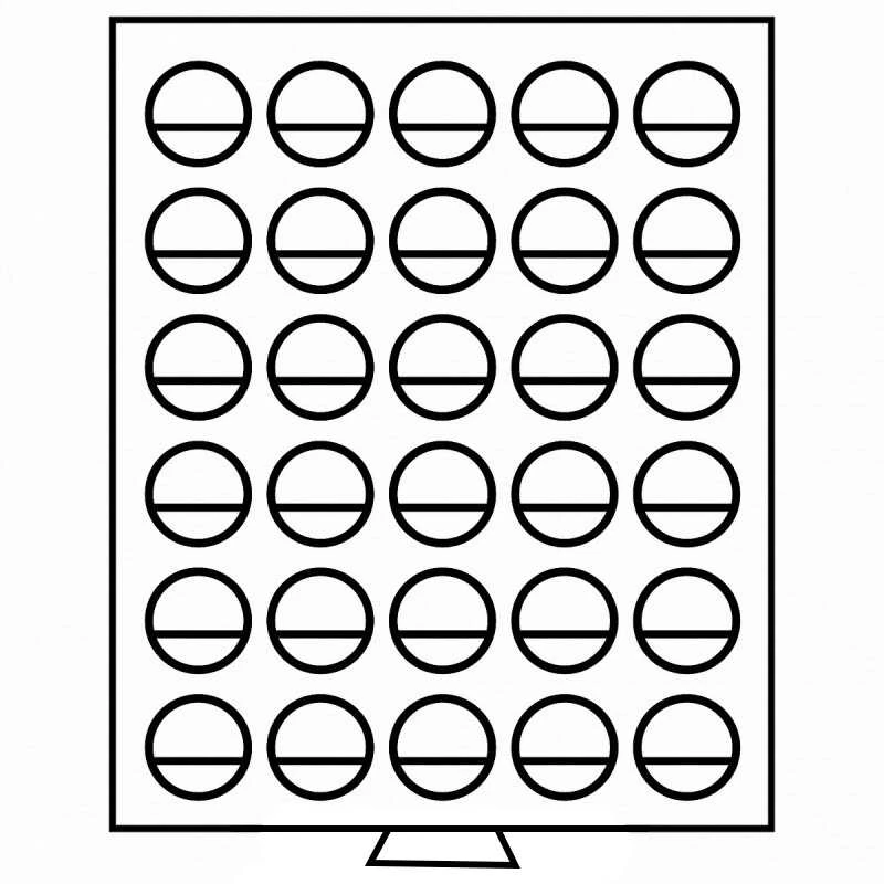 Monetų stalčiai Smart (33 x 33 mm.)