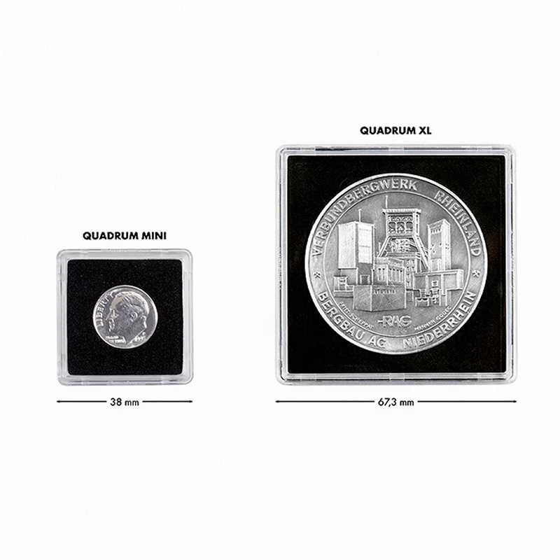 Quadrum Mini kapsulės monetoms (10 - 29 mm) (Vokietija) (29 mm)