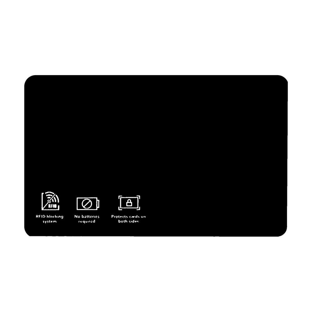 RFID spindulių blokavimo kortelė