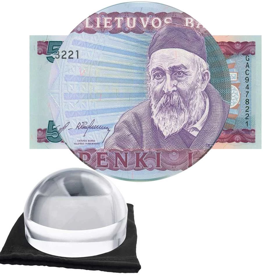 Sferinis didinamasis stiklas 4x