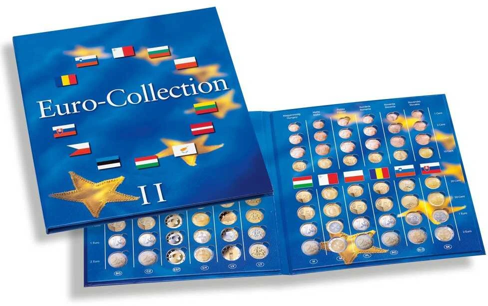 Trijų dalių euro monetų albumas (Vokietija) (Dalis II)