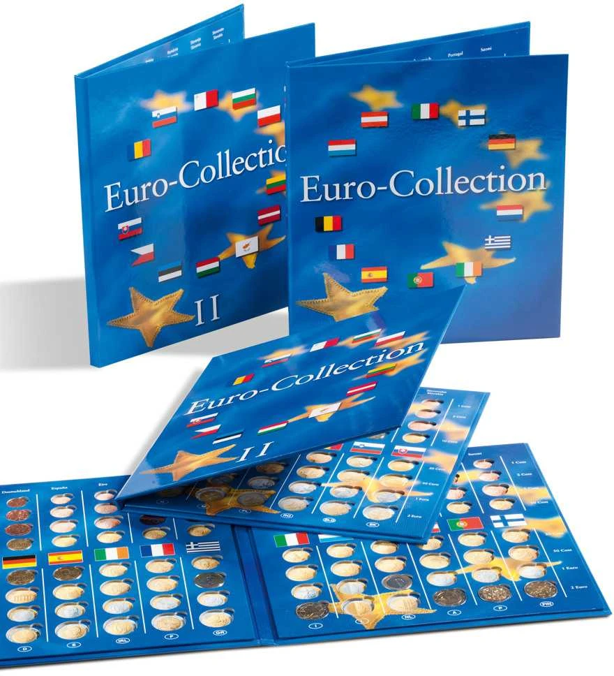 Trijų dalių euro monetų albumas (Vokietija) (Dalis II)