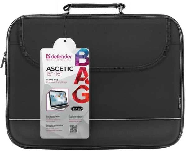 DEFENDER Notebook bag 15.6" Defender "Ascetic", Juodas, 26019