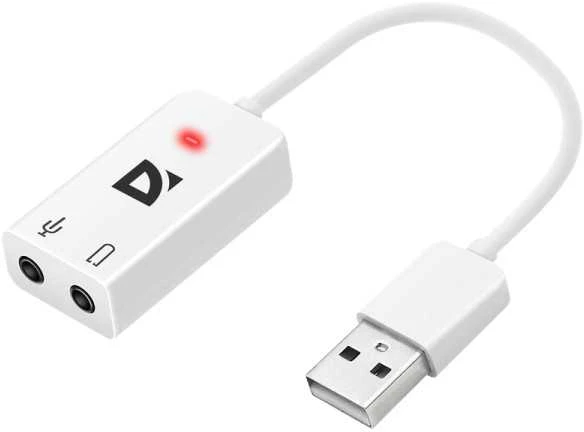 DEFENDER AUDIO-USB Išorinis USB 2.0 garso kontroleris su laidu 0.15m