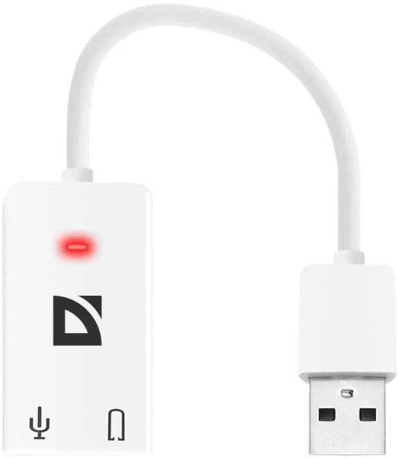 DEFENDER AUDIO-USB Išorinis USB 2.0 garso kontroleris su laidu 0.15m