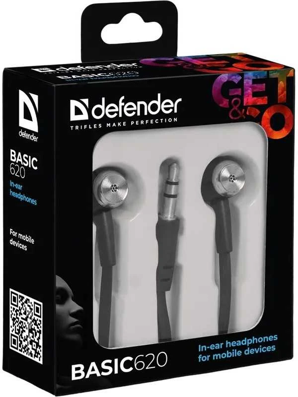 Ausinės Defender Basic 620 juoda