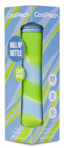 Blue Mėlyna Gertuvė silikoninė CoolPack Pump 600 ml Girls Mėlyna
