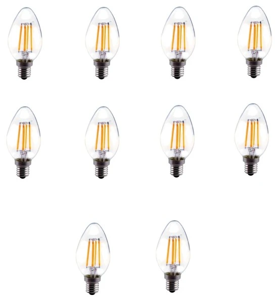 Bona Electrica Led lemputė su gijomis E14 C37 4W WW