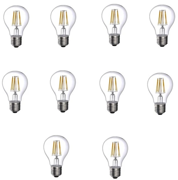Bona Electrica Led lemputė su gijomis E27 A60 8W WW