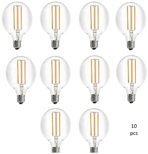 Bona Electrica Led lemputė su gijomis E27 G125 8W WW