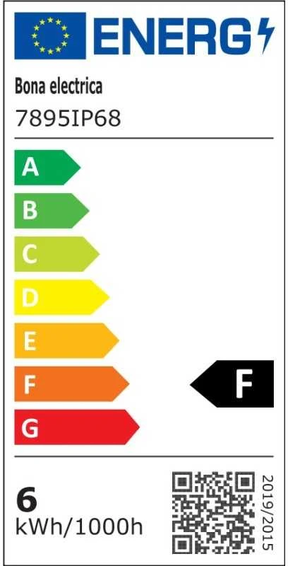 Bona Electrica LED juostelė Samsung lustas 6W 4000K IP68