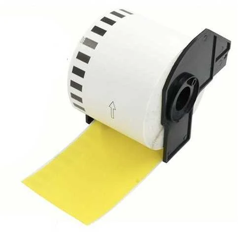 Brother DK-22205 DK22205 Geltona 62mm x 30480mm Thermal Paper Labels Dore manufacturer