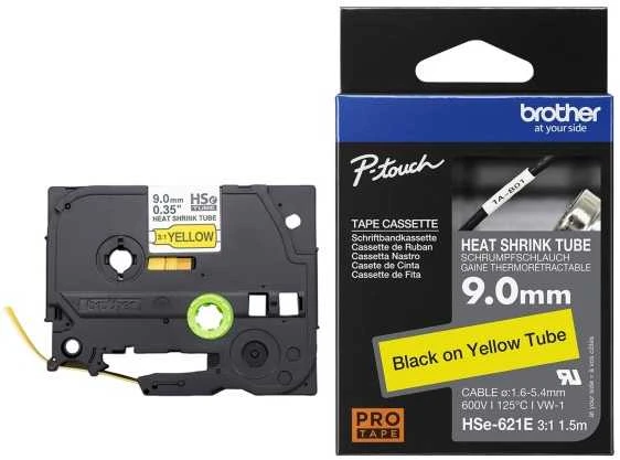 BROTHER B-ON-W TERŠUMUS SUSIJUNGTIS VAMZDZIS 9MM Geltonas