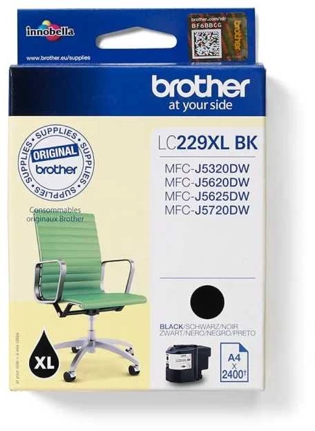 Brother Brolis LC-229XLBK | Rašalo kasetė | Juodas