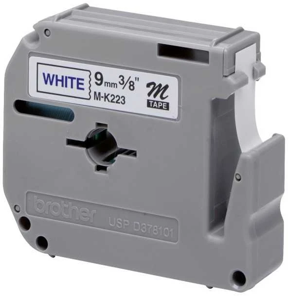 Brother P-touch MK223BZ;balta/mėlyna 4m (9 mm)