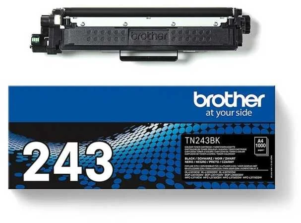 BROTHER TN-243BK Juodas Tonerio Kasetė, Išeiga 1000 Puslapių