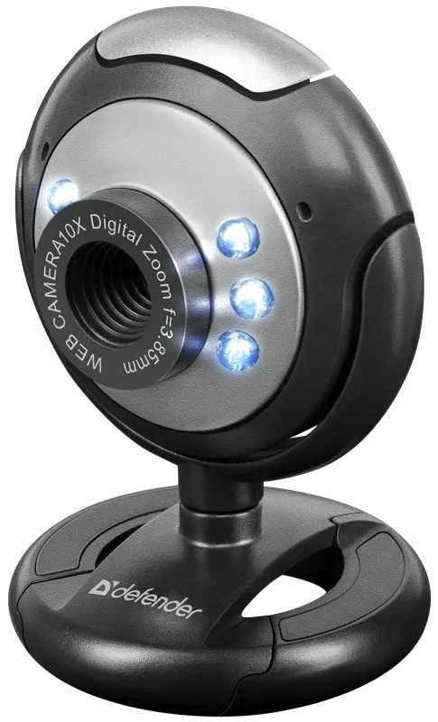 DEFENDER Web-cam C-110 0,3MP foninio apšvietimo nuotraukos mygtukas