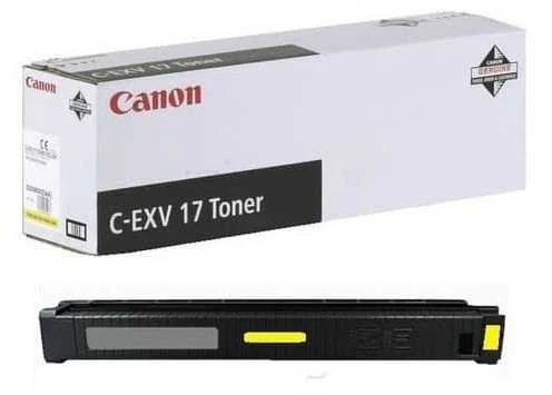 Canon C-EXV 17 (0259B002), geltona kasetė