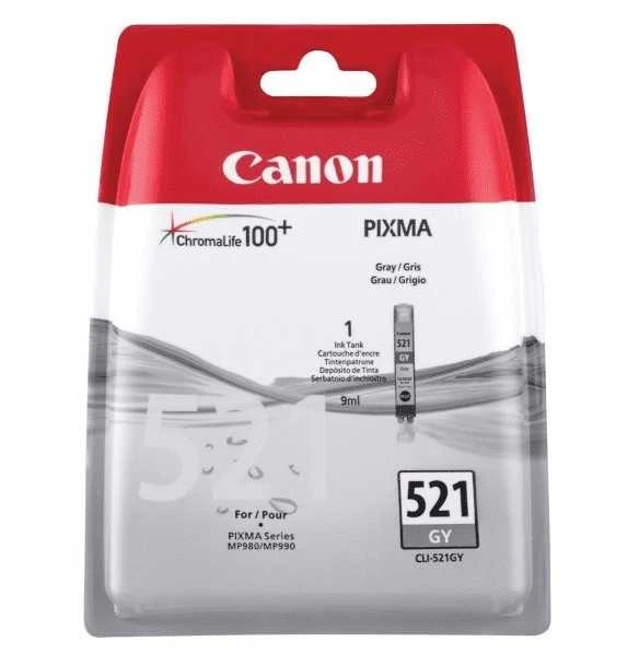 CANON CLI-521gy ink pilkas 9ml MP980