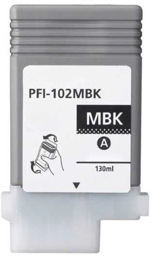 G&G kompatybilny ink / tusz su PFI102MBK, NC-00102MBK, matte juodas