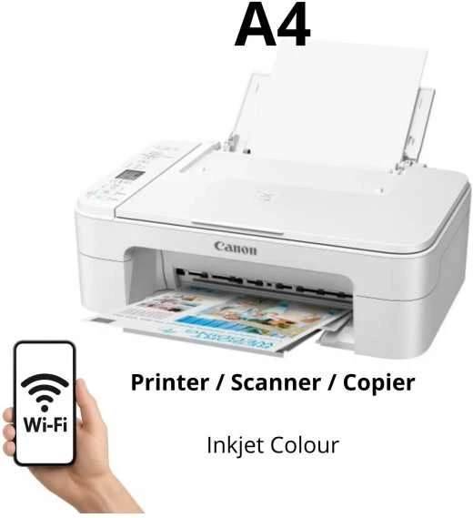 Canon PIXMA TS3351 EUR | 3771C026 | Inkjet | Spalvotas | Daugiafunkcinis Spausdintuvas | A4 | Wi-Fi | Baltas