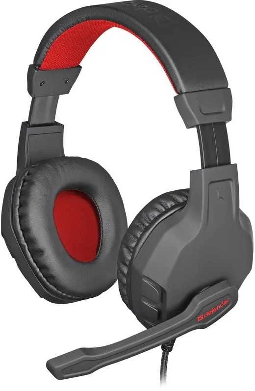 Ausinės su mikrofonu Defender CUJO Gaming 4 pin + adapter 2x mini jack+ Žaidimas