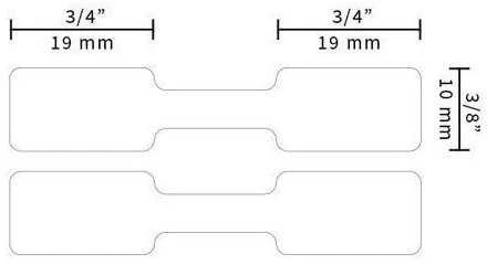 LabelWriter baltos adresų etiketės, 89x28 mm, didelės pakuotės (24x130st), birios DYMO / S0722360