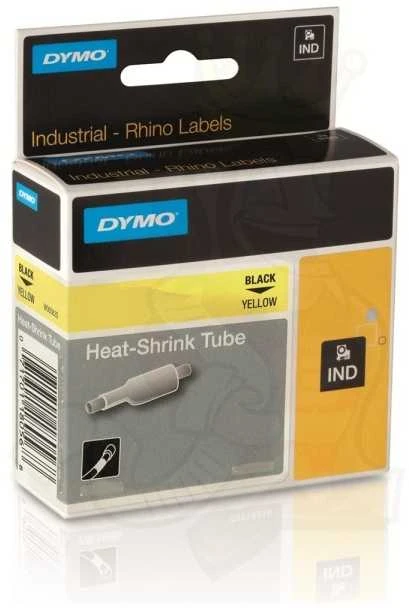 DYMO Rhino Termo vamzdelis 24mm x 1.5m / juodas ant geltonos (1805444)