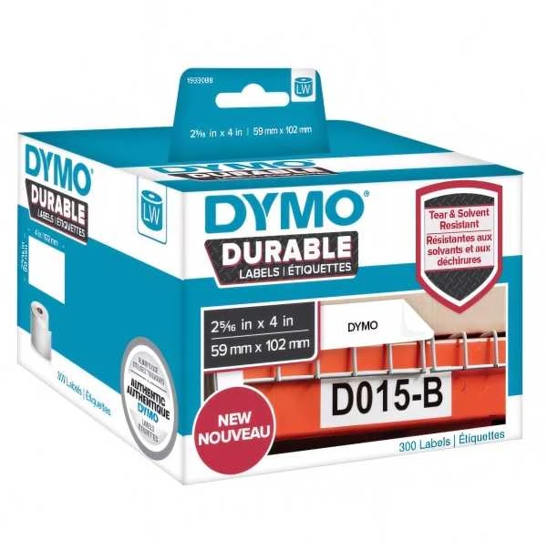 DYMO Ilgalaikės pramoninės Etiketės 59 x 102mm / (1933088/2112290)