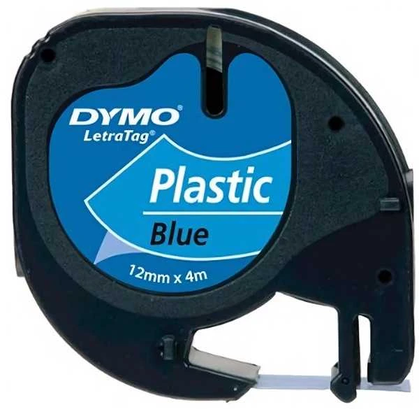 DYMO 12mm LetraTAG Plastic tape etikečių juostelė