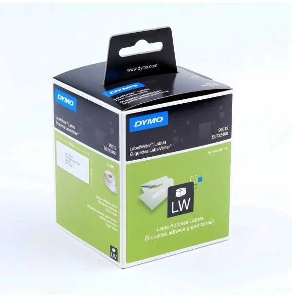 Etiketės DYMO LabelWriter 36x89 mm, 2x260 vnt. / S0722400 99012