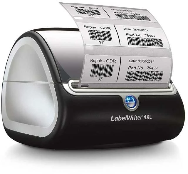 DYMO LabelWriter 4XL, juodas and baltas label spausdintuvas, USB connected, PC, 53 labels / minute S0904950