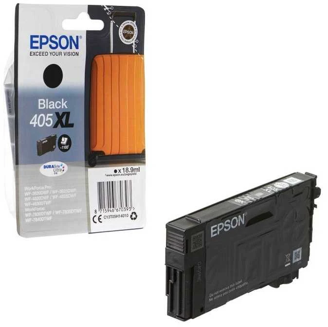 Epson 405XL (C13T05H14010) kasetė rašaliniams spausdintuvams, Juoda (1100 psl.)