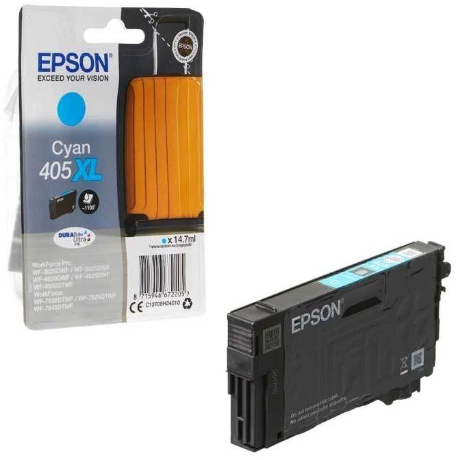 Epson 405XL (C13T05H24010) kasetė rašaliniams spausdintuvams, Žydra (1100 psl.)