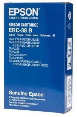 Epson ERC-38 (C43S015374) Juostelės kasetė, Juoda