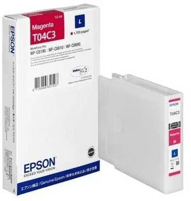 Epson Cartridge WF-C8190 / WF-C8690 XXL M kasetė, purpurinė
