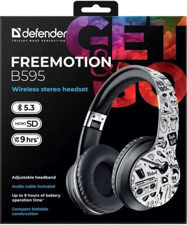 Ausinės Defender FreeMotion B595