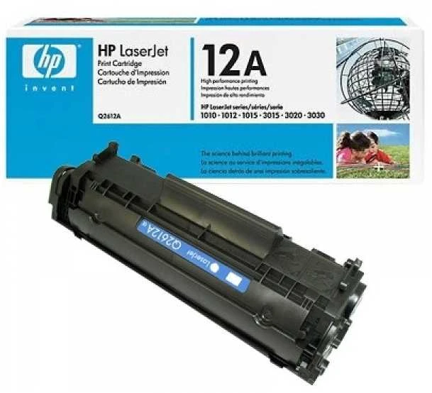 Hewlett Packard (HP) HP 12A Juodas Toneris Cartridge, 2000 pages, for LaserJet 1010,1012,1015,1018,1020,1022,3015,3020,3030,3050,3052,3055