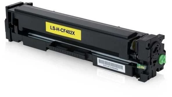 HP 201A CF402A Canon CRG045Y toneris Dore suderinamas