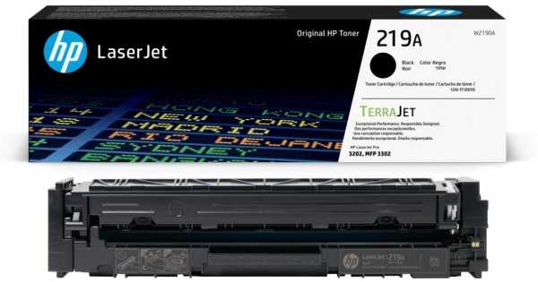 HP 219A (W2190A) Lazerinė kasetė, Juoda