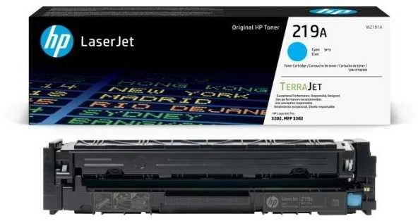 Originalus HP TerraJet dažiklis W2191X, HP 219X, žalsvai mėlynas, 2500p, didelės talpos