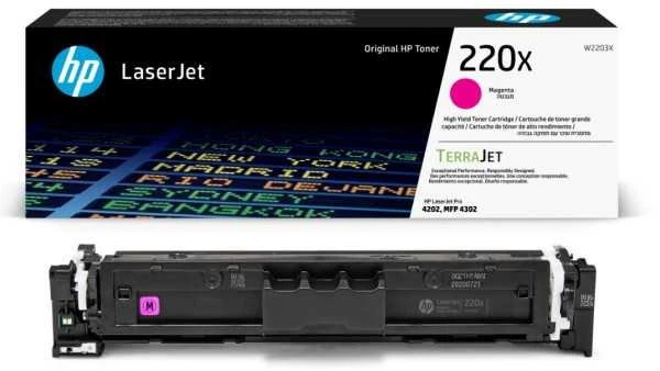 Hewlett Packard (HP) HP 220X originali Magenta LaserJet dažų kasetė