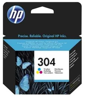 Hewlett Packard (HP) HP 304 Tri-color (N9K05AE) Rašalinė kasetė, CMY