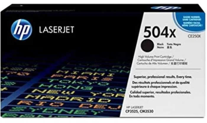 Hewlett Packard (HP) HP CONTRACT kasetė Nr. 504 Juodas (CE250XC)
