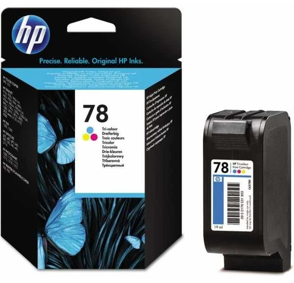 Hewlett Packard (HP) HP Nr. 78 rašalo kasetė. 3 spalvų (19 ml, 450 puslapių), pakeičia C6578DE