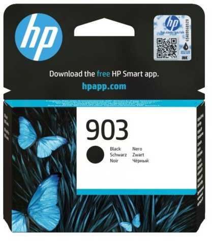 Hewlett Packard (HP) Hewlett-Packard kasečių rinkinys 903 (6ZC73AE), juoda, žydra, purpurinė, geltona kasetė