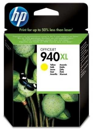HP C4909AE ink cartridge No. 940XL, yellow, high capacity