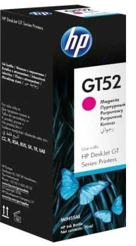Hewlett Packard (HP) Originalus HP GT52 rašalo buteliukas, purpurinis